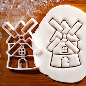 Windmill cookie cutter - Ideal for Creating Festive Treats and Rustic Biscuits