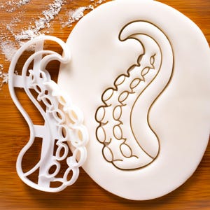 Tentakel-Ausstechform: Steampunk Oktopus Design für Fantasy & Unterwasser Thema Backen