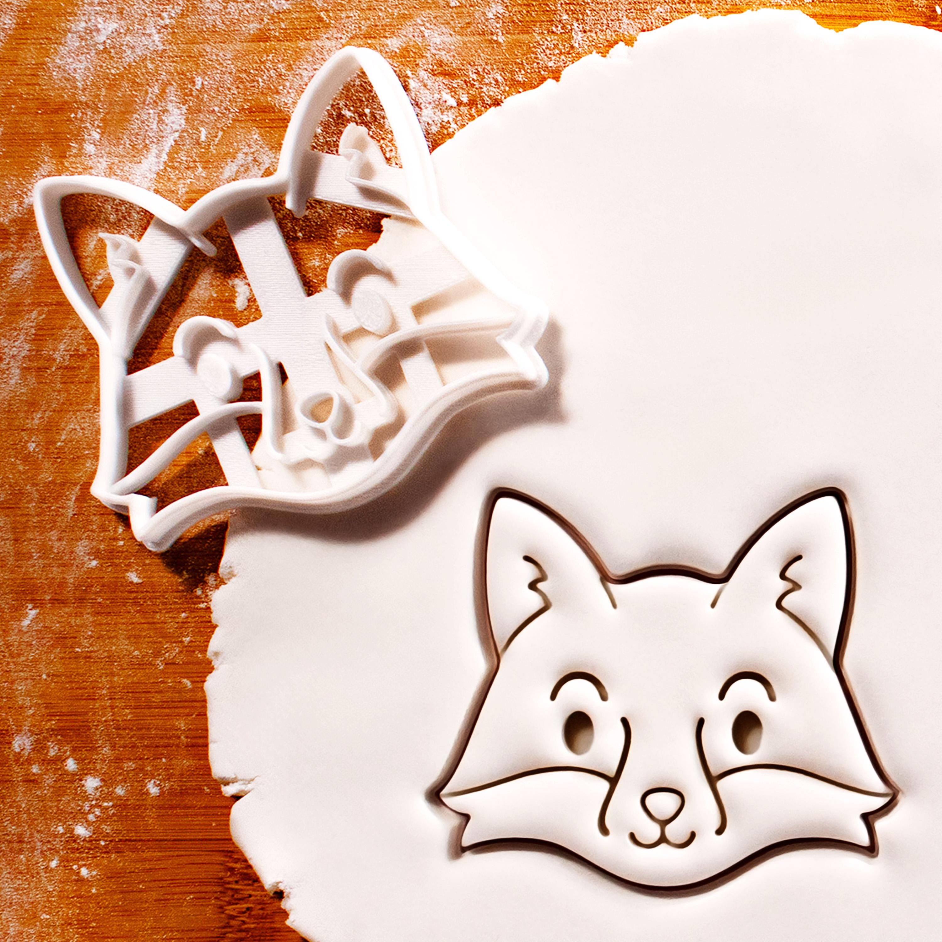 Baby Fox Face Cookie Cutter: Woodland Forest Party Favor