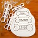 Customized Cookie Cutter - Personalize Dog Treats with Pets names | bone shaped | Personalised gifts for Pet Lovers ooak | Bakerlogy 