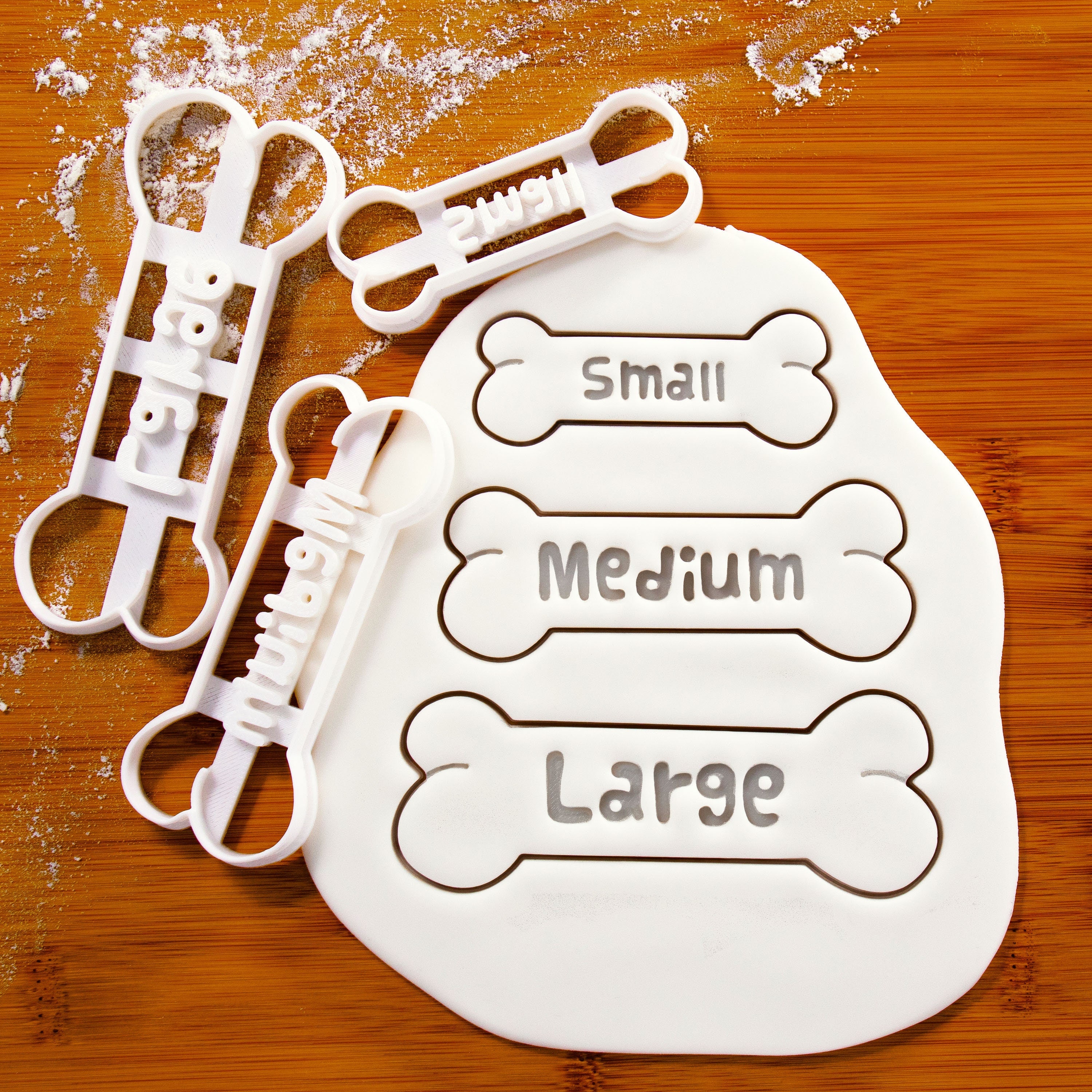 small bone shaped cookie cutter
