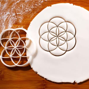 Seed of Life Cookie Cutter - Sacred Geometric Delights - Bake Harmonious and Intricate Cookies!