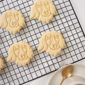 Long Haired Dachshund Body cookie cutter Bakerlogy biscuit fondant clay dog wiener Dackel Teckel Badger Weenie Bassotto Sosis Perro doxie image 5