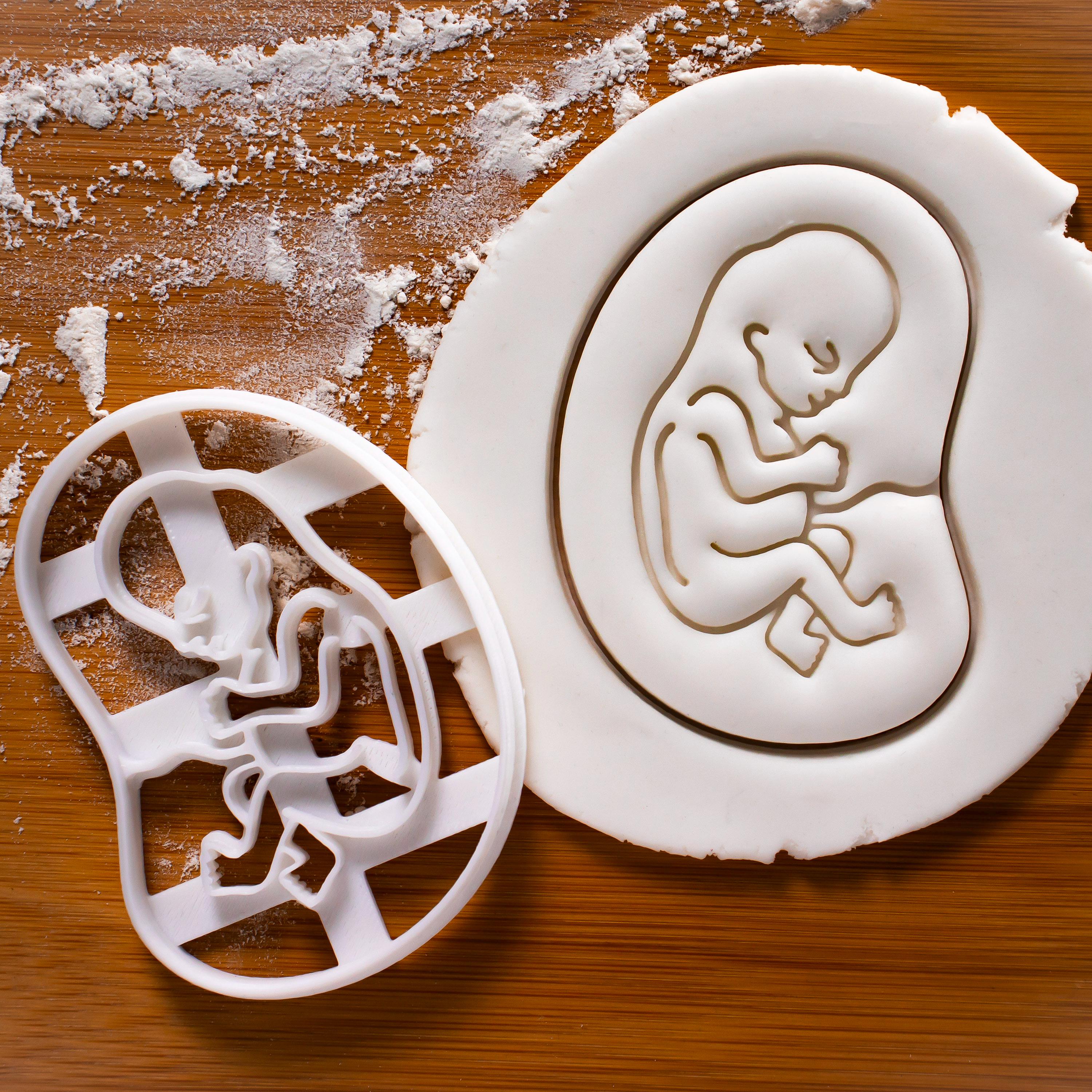 10-Week Fetal Development Cookie Cutter: Pregnancy Announcement