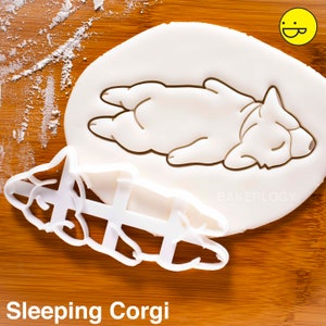 Corgi Butt cookie cutter cute fluffy Pembroke Welsh dog butts biscuit fondant clay cutter コーギー 코기 one of a kind ooak Bakerlogy image 6