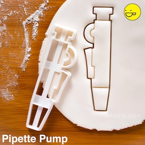 Micropipette cookie cutter Microbiology Chemistry Biology Medicine pipette biscuit cutters cookies laboratory tool science pipettes pipet Pipette Pump