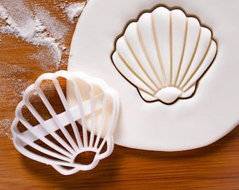 Seashell Cookie Cutter (Small Size) - biscuit cutter, shell, shells cookies cutters | gingerbread craft | one of a kind ooak | Bakerlogy