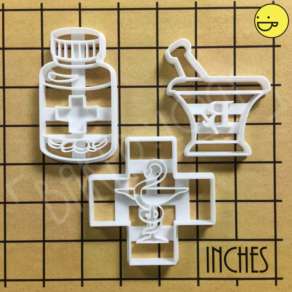Pill Bottle cookie cutter pharmacy biscuit cutters medical Etsy