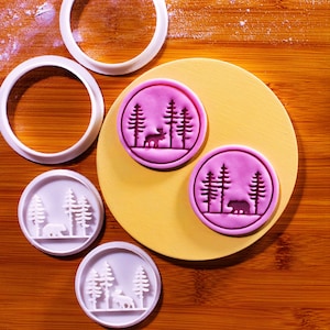 Waldelch & Bär Ausstechform und Stempelset: Weihnachten