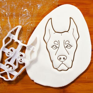 Dobermann Pinscher Gesicht Cookie Cutter: Hunde Leckerli Bäcker