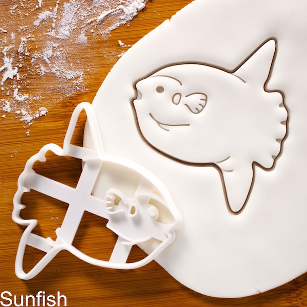 Sunfish cookie cutter - Ocean theme birthday party