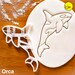 Orca cookie cutter and other arctic animals | biscuit cutter | cookies cutters | gingerbread craft ooak ocean orcas killer whale | Bakerlogy 