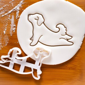 Yoga Dog Cookie Cutter: Upward Facing Pose, Puppy Treats & Canine Baking