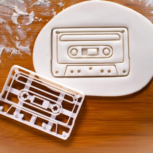 Classic Retro Cassette Tape cookie cutter | biscuit cutter | one of a kind ooak