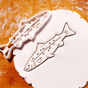 Salmon Fish Cookie Cutter: Seafood Party Baking, Fishing Trip