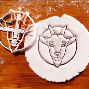 Goat Head Cookie Cutter: Farm Party & Rustic Wedding Baking