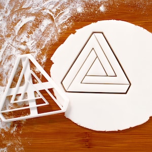 Impossible Triangle-koekjesvorm - Bak wiskundetraktaties voor een wiskundefeestje