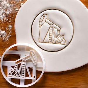 Oil Pumpjack Cookie Cutter: Drilling Rig Design, Petroleum Engineer & Geology Gift