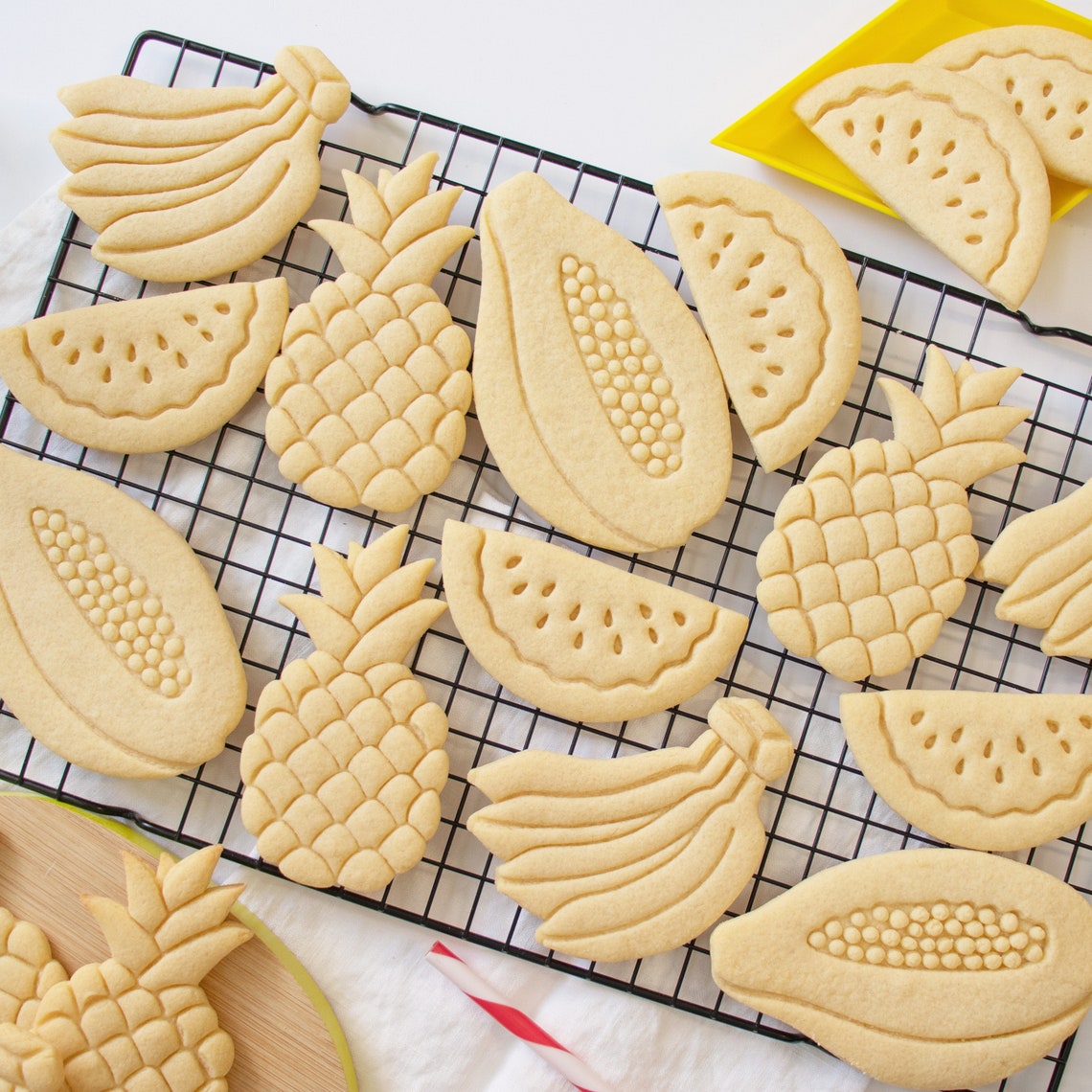 Pineapple Cookie Cutter Biscuit Dough Cutters Tropical Fruit Etsy
