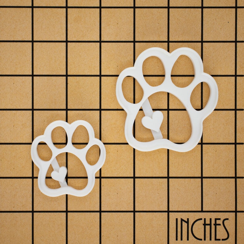 Cute Paw Prints cookie cutters  biscuit cutter heart image 9