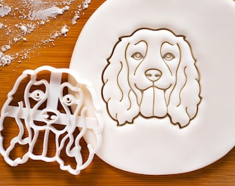 Foremka do ciastek Cocker Spaniel (twarz): foremka na przysmaki dla psów