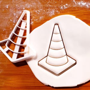 Traffic Cone Cookie Cutter: Construction Party, Traffic Road Safety-Themed Baking