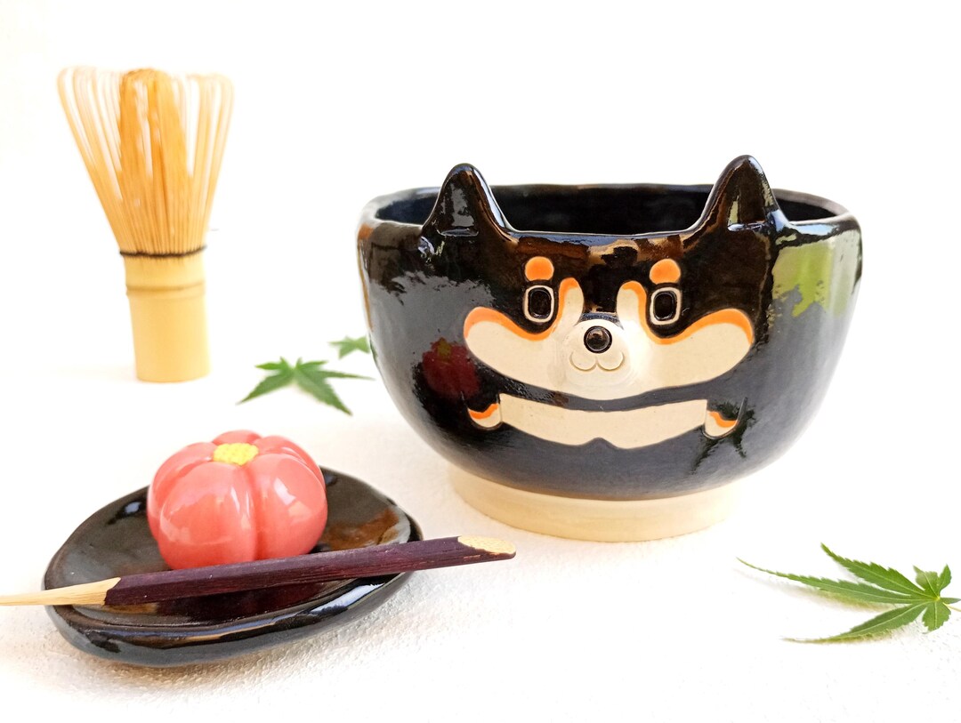 Shiba Inu Matcha Bowl: Handmade Japanese Ceramic Tea Ceremony Bowl - Etsy