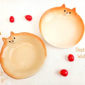 Plato Shiba Inu hecho a mano *Prototipo de regalo de cerámica japonesa para amantes de los perros