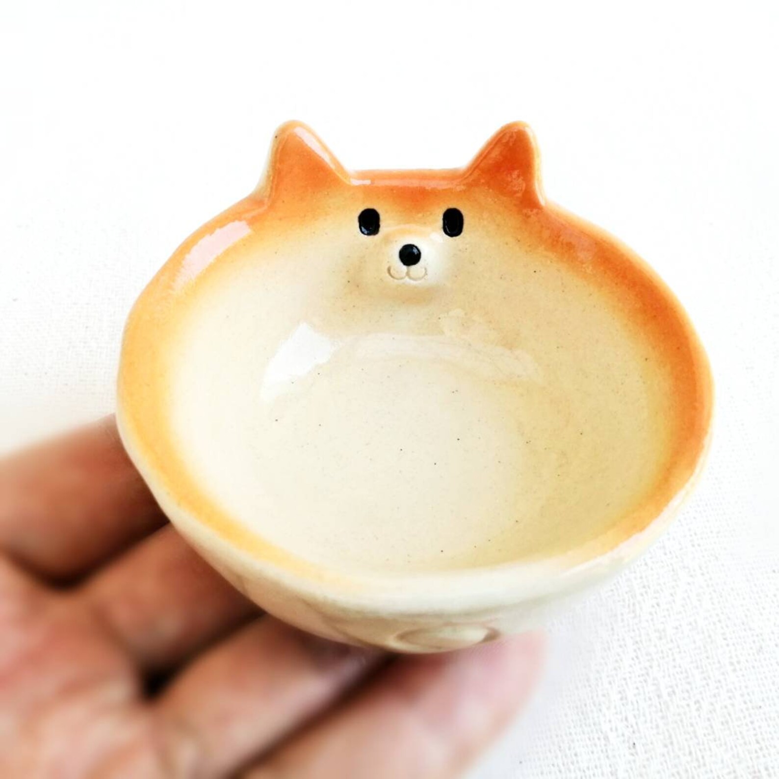 Very small Shiba Inu bowl ceramics Shiba dog Japan Handmade Etsy