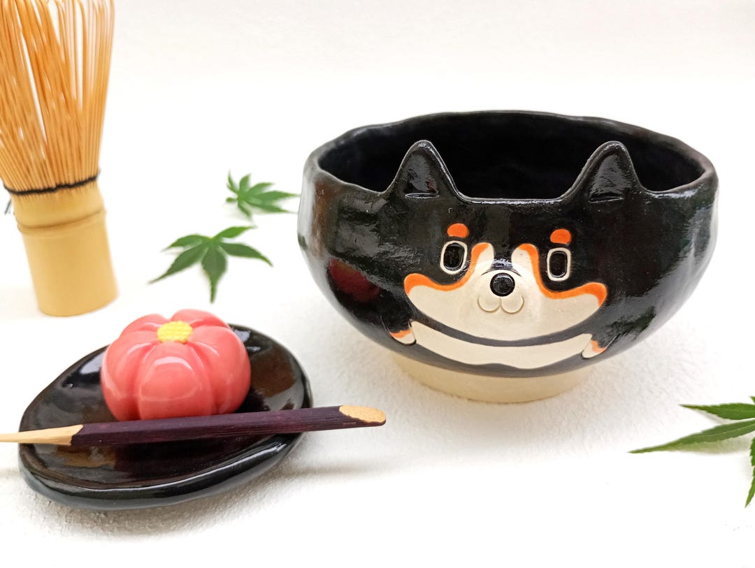 Shiba Inu Matcha Bowl: Handmade Japanese Ceramic Tea Ceremony Bowl - Etsy