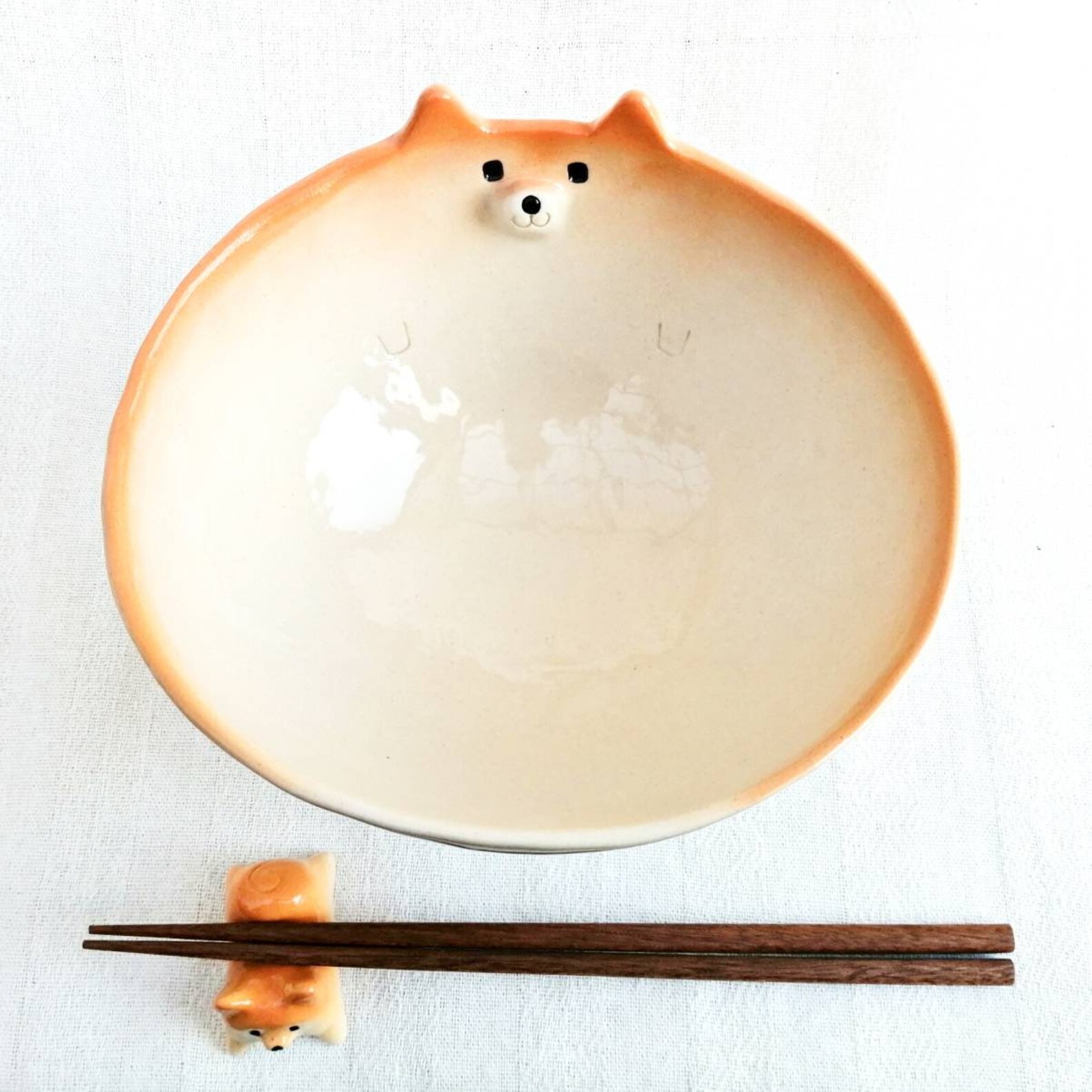 Shiba inu ramen noodles bowl 600ml Dog lovers item Japanese Etsy