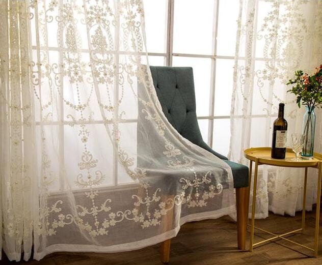 Curtain Lace Fabric Etsy