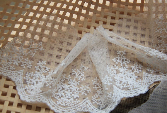6 Yards Farbe gewebte Spitze Trim Zubehör handgemachte Nähen Dekoration
