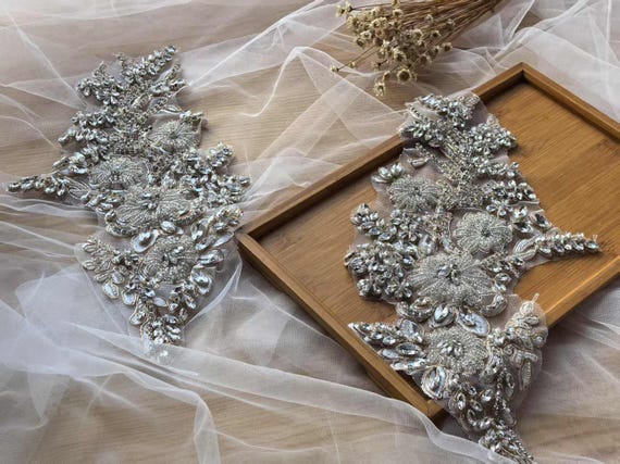 silver sash wedding dress Short Sleeve Lace and Tulle Silver Country Wedding Dresses with Sash AWD1265