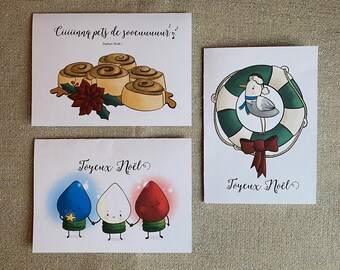 Carte Noel A Imprimer Etsy