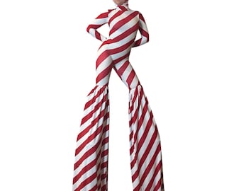 Stilt Walker. Silts covers. Christmas costume. Holiday costume
