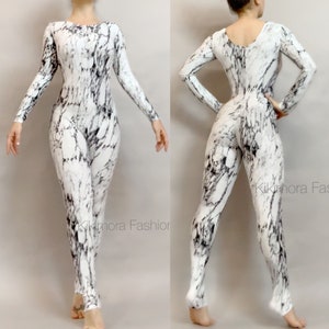 Skin Tone Jumpsuit, Exotic Dance Wear, Aerialist Costume, Bridal