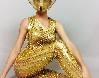 Futuristic clothing, Space suit, Robot costume ,Sheer bodysuit for woman or man, exotic dance wear, trending now.