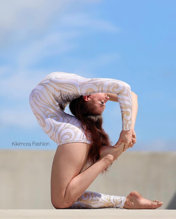 White Bodysuit for Woman or Man, Circus Costume, Custom Leotard