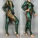 Sequin Jumpsuit for woman or man, Contortionist costume. Dance wear, gymnastic leotard, aerialist gift, Bridal Catsuit. 