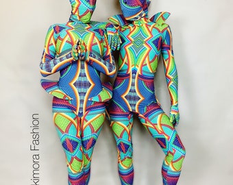 Underwater Fantasy Zentai Costume: Exotic Sea Creature Cosplay for Adults, Dance, Circus & Pride Parades