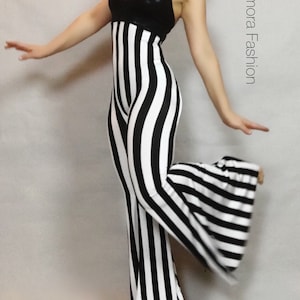Retro Bellbottom Catsuit for Circus Party and Festival Fashion