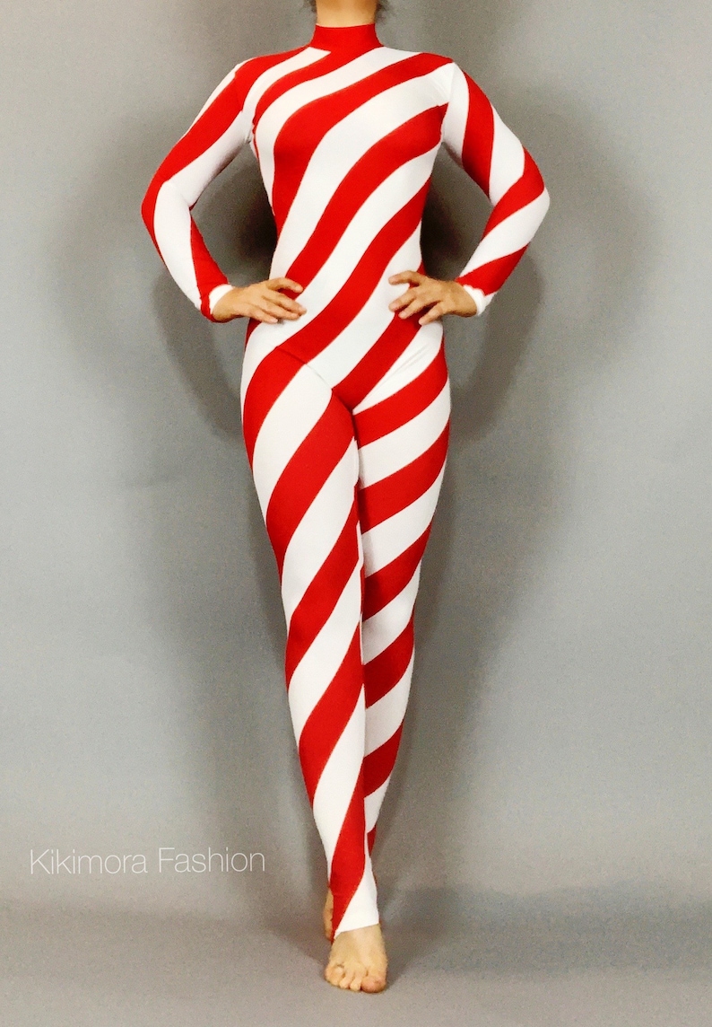 Candy Girl costume, spandex catsuit for Circus performers,Beautiful Dance wear, Dance teacher gift image 9