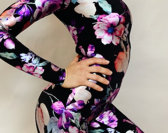 Zentai fashion,Beautiful bodysuit for woman or man, spandex jumpsuit, elegant dance wear, contortionist gifts