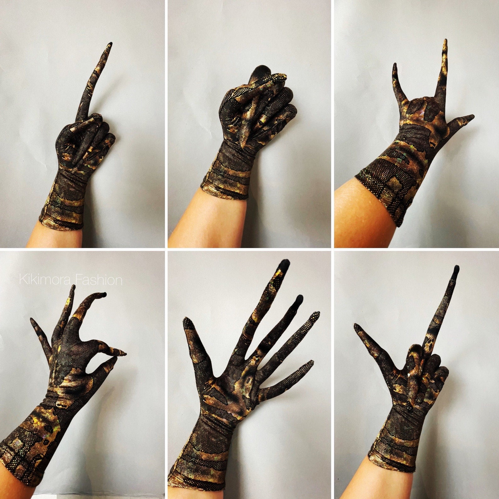 Long Fingers Gloves Creepy Gloves Beautiful Costume Gloves Etsy