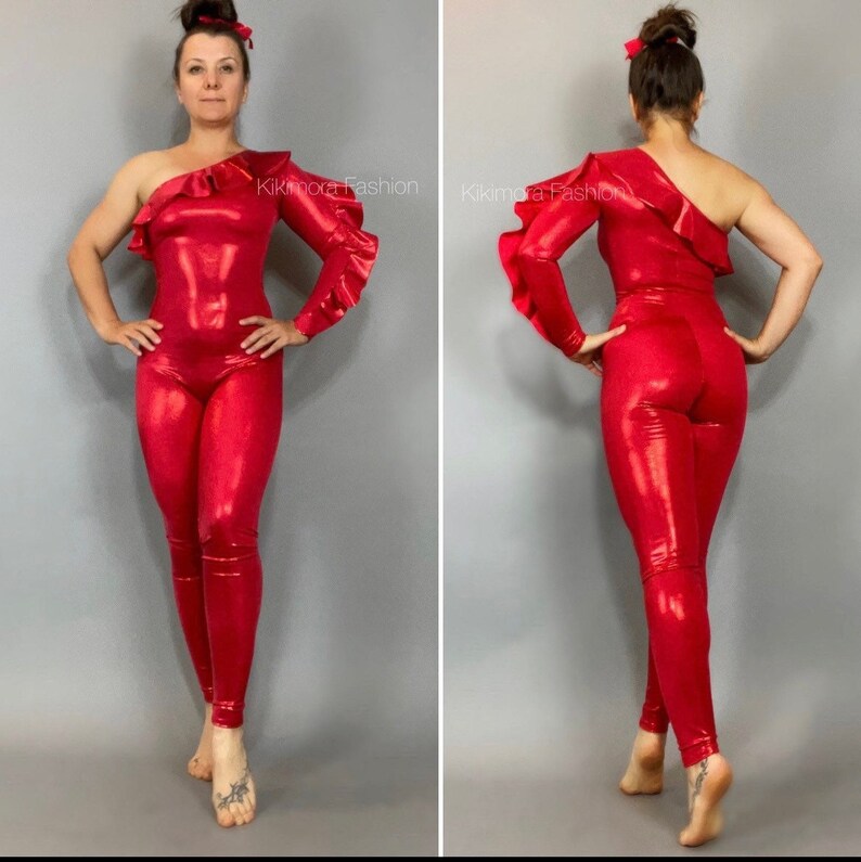 Deep Ocean. Exotic Dance Costume. Gymnastic Unitard Trending Etsy