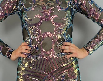 Black Unicorn Beautiful jumpsuit. Exotic Dance wear. Futuristic clothing. Trending now