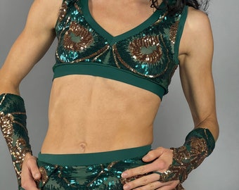 Exotic Clubwear, Trending Showgirl Outfit, Pole Dance Costume