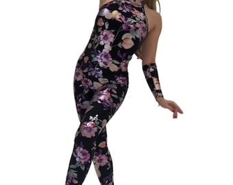 Classic  circus, Elegant catsuit, contortion outfit, trending now, exotic dance wear. Aerialist gift, dance teacher gift.