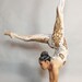 Sequin bodysuit, sheer catsuit, costume for contortionist , gymnast, dance wear, wedding jumpsuit. 